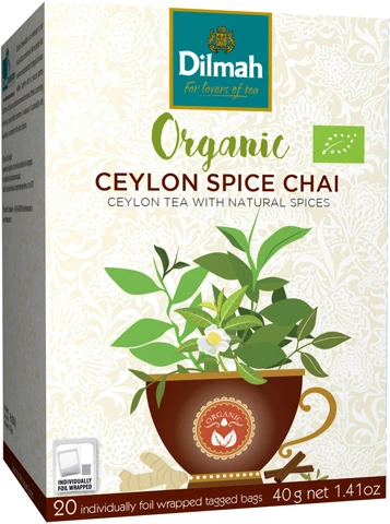 Te Dilmah Organic Spice Chai 20st/fp