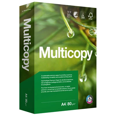 Kopieringspapper MultiCopy A4 ohålat 80g 500st/fp