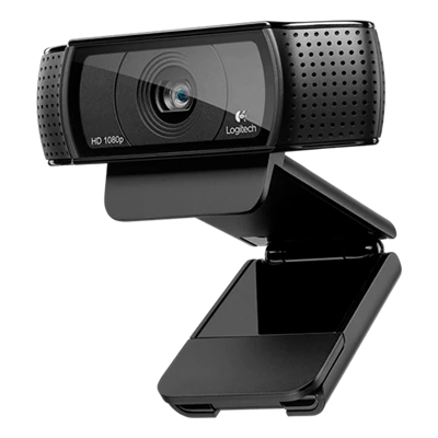 Webbkamera Logitech C920 HD PRO m stativ svart