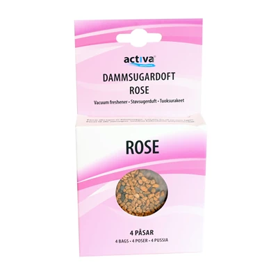 Dammsugaruppfräschare Rose 4-pack