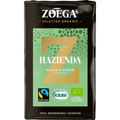 Kaffe Zoégas Hazienda VAC 450g 12st/kolli