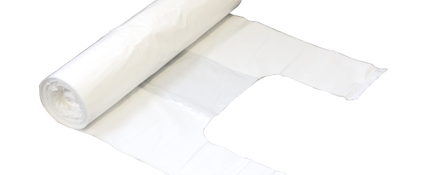 Soppåse 30L LDPE 33my Vit 50st/rl x 15rl