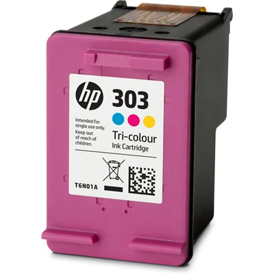HP No303 tri-colour ink cartridge, blistered