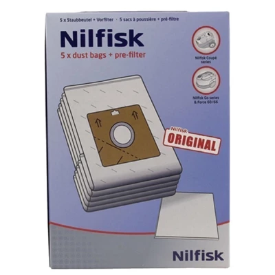Dammsugarpåse Nilfisk Coupé / GO 5-pack