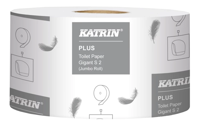 Toalettpapper Katrin Plus Gigant S 160m 12rl/kolli
