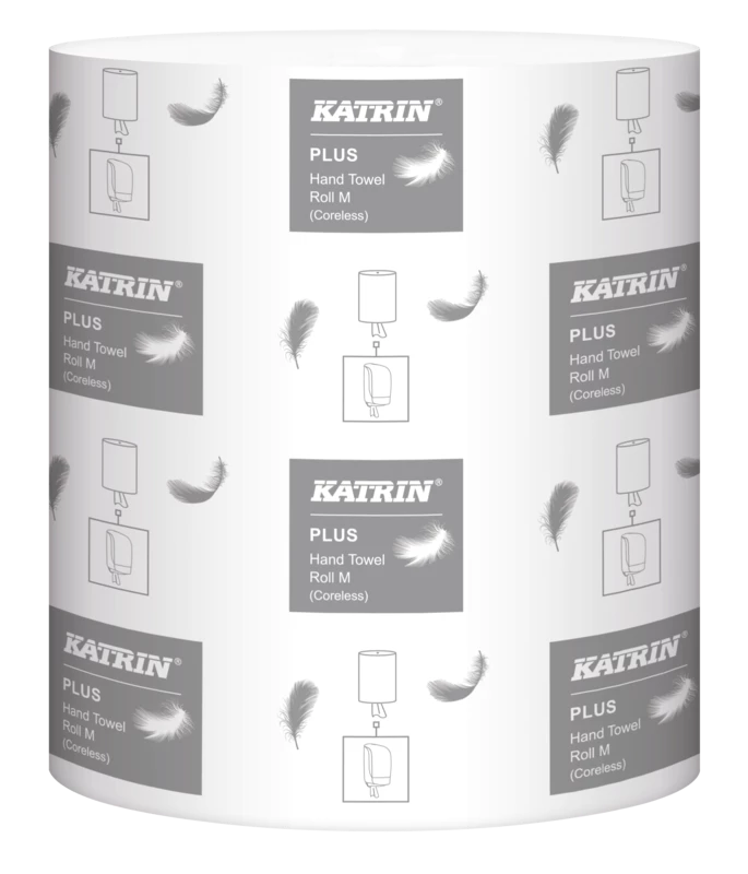 Handtorkpapper Katrin Plus M 1-lags 280m 6rl/kolli