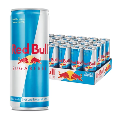 Redbull Sugar free Burk 25cl 24st/kolli