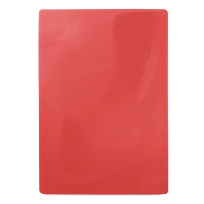 Skärbräda PE-plast 50x35cm, röd