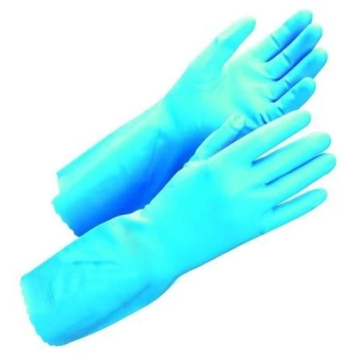 Vinylhandske Sempersoft Flossad strl M/8 12par/fp