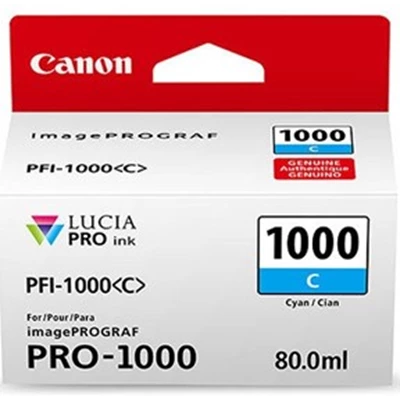 Canon PFI-1000 cyan ink tank
