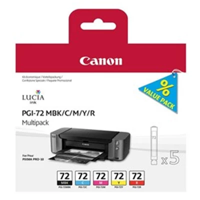 Canon PGI-72 MBK/C/M/Y/R ink tanks multi pack