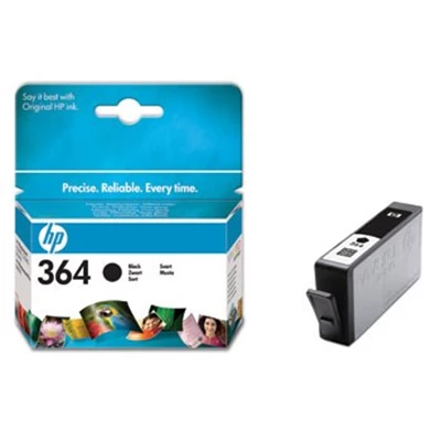 HP No364 black ink cartridge, blistered
