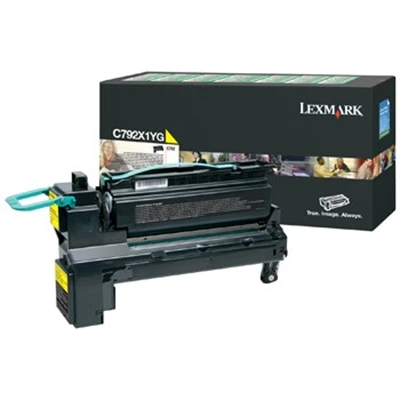 Lexmark C792 toner Yellow HC 20K (return)