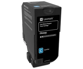 Lexmark CS720 toner cyan 3k (return)