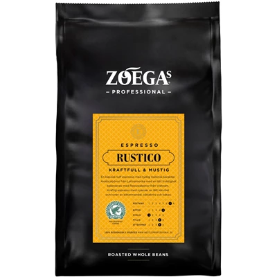 Kaffebönor Zoégas Espresso Rustico 500g 8st/kolli