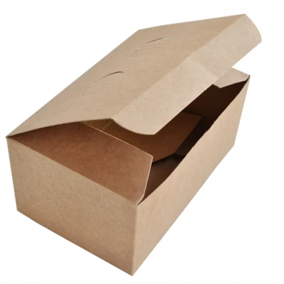 Snackbox 140x90x65mm Brun 500st
