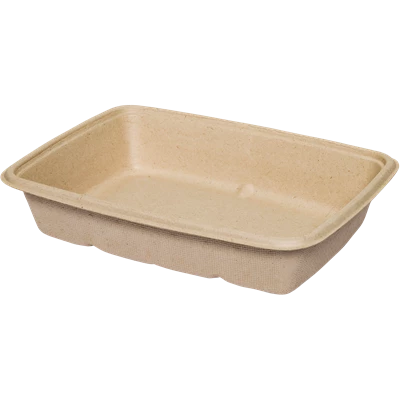 Form Bagasse Rektangulär 950ml 300st