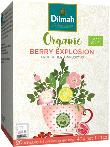 Te Dilmah Organic Berry Explosion 20st/fp