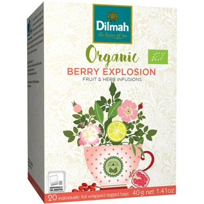 Te Dilmah Organic Berry Explosion 20st/fp