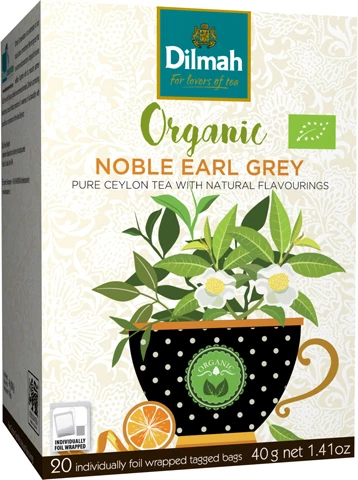 Te Dilmah Organic Earl Grey 20st/fp