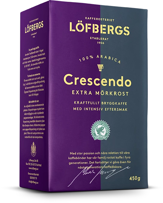 Kaffe Löfbergs Crescendo 450g 12st/kolli