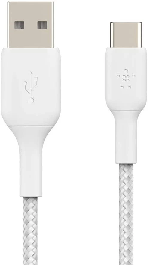 Kabel Belkin Boost charge USB-A till USB-C vit