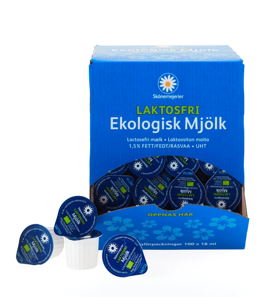 Kaffemjölk 1,5% Ekologisk Laktosfri 16ml UHT 100st