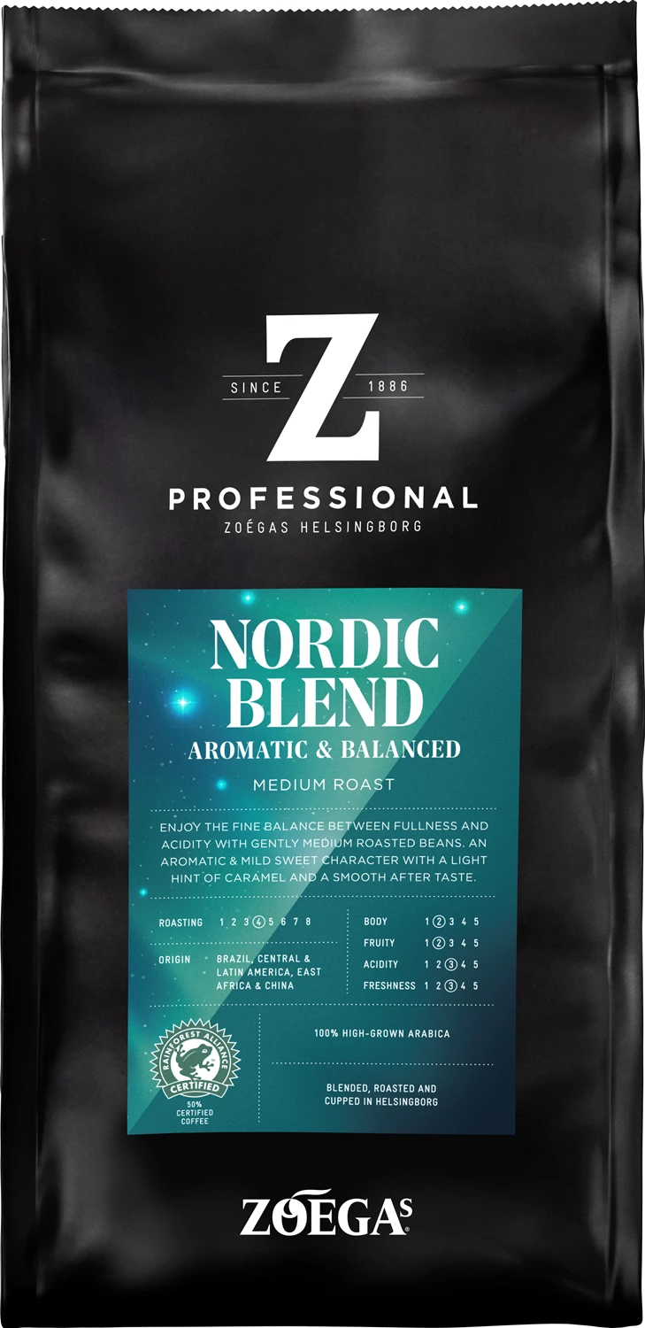 Kaffebönor Zoégas Nordic Blend 750g 8st/koli