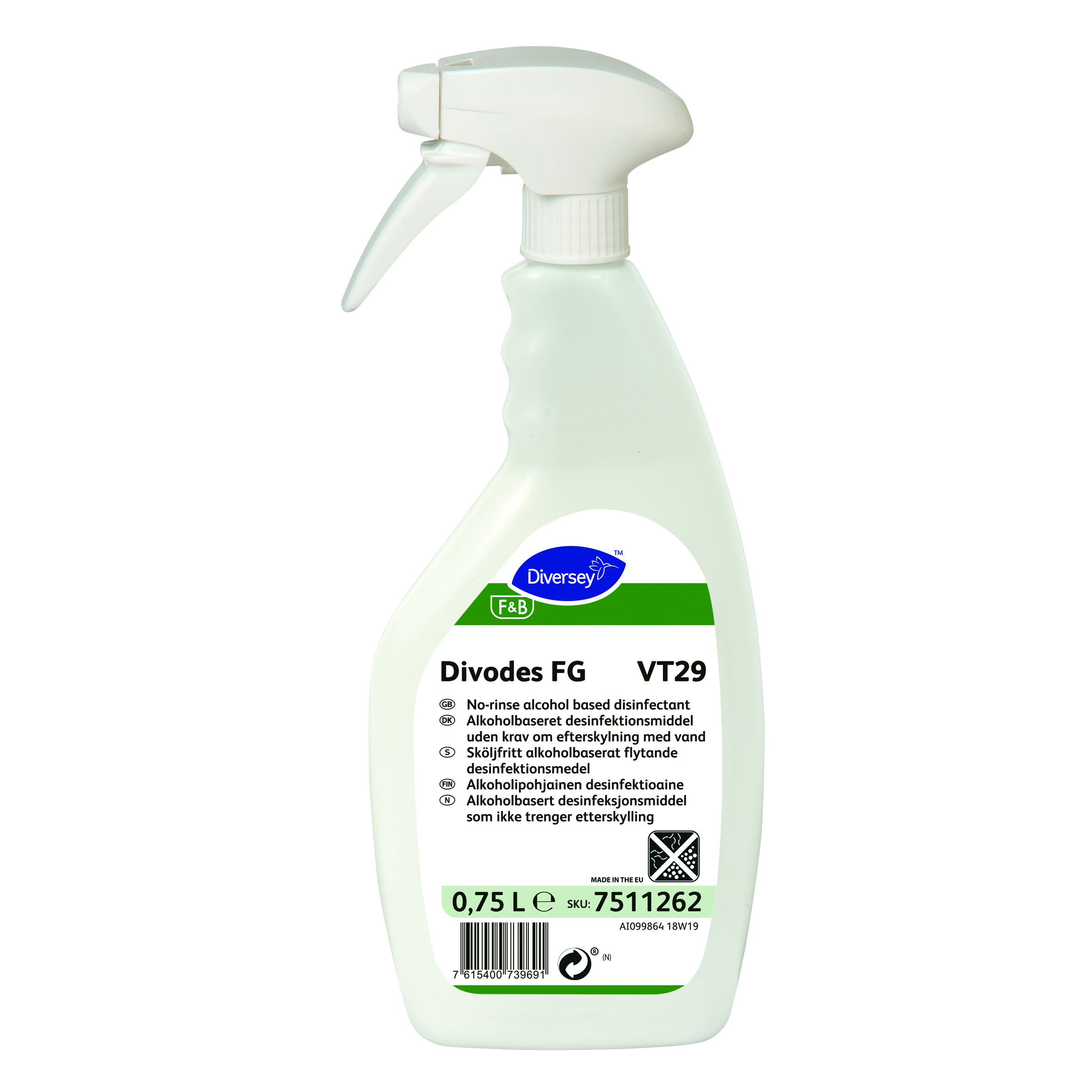 Desinfektion Divodes FG VT29 0,75L | Carepa