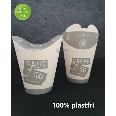 Pappersbägare Butterfly cup 25cl/8oz 800st