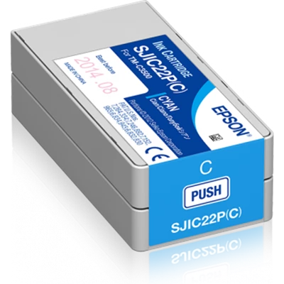 Bläckpatron Epson SJIC22P Cyan