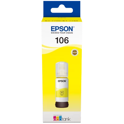 Epson T106 EcoTank Yellow Ink bottle