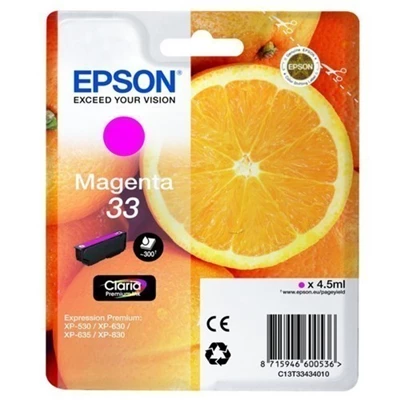Epson 33 Magenta Claria Premium Ink