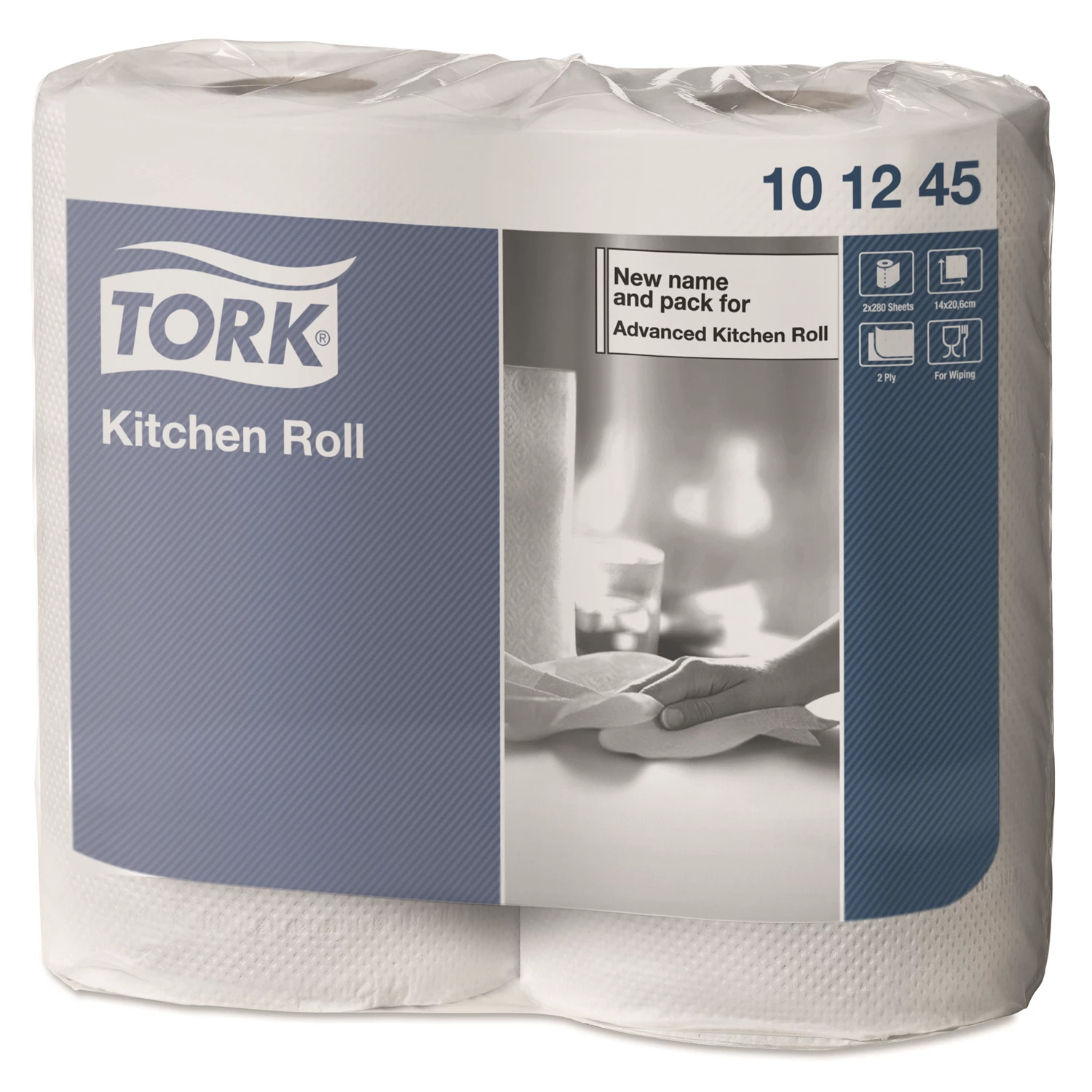 Hushållspapper Tork Advanced 2-lags Vit 14rl/kolli