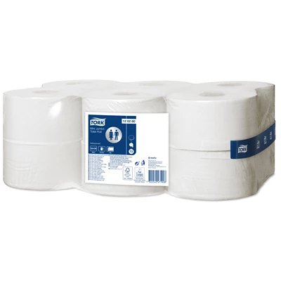 Toalettpapper Tork Advanced T2 Mini Jumbo 12rl
