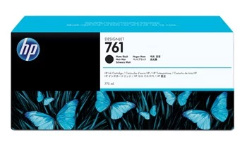 HP No761 matte black ink cartridge, 775ml