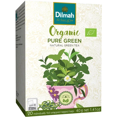 Te Dilmah Organic Grönt Te Sencha 20st/fp