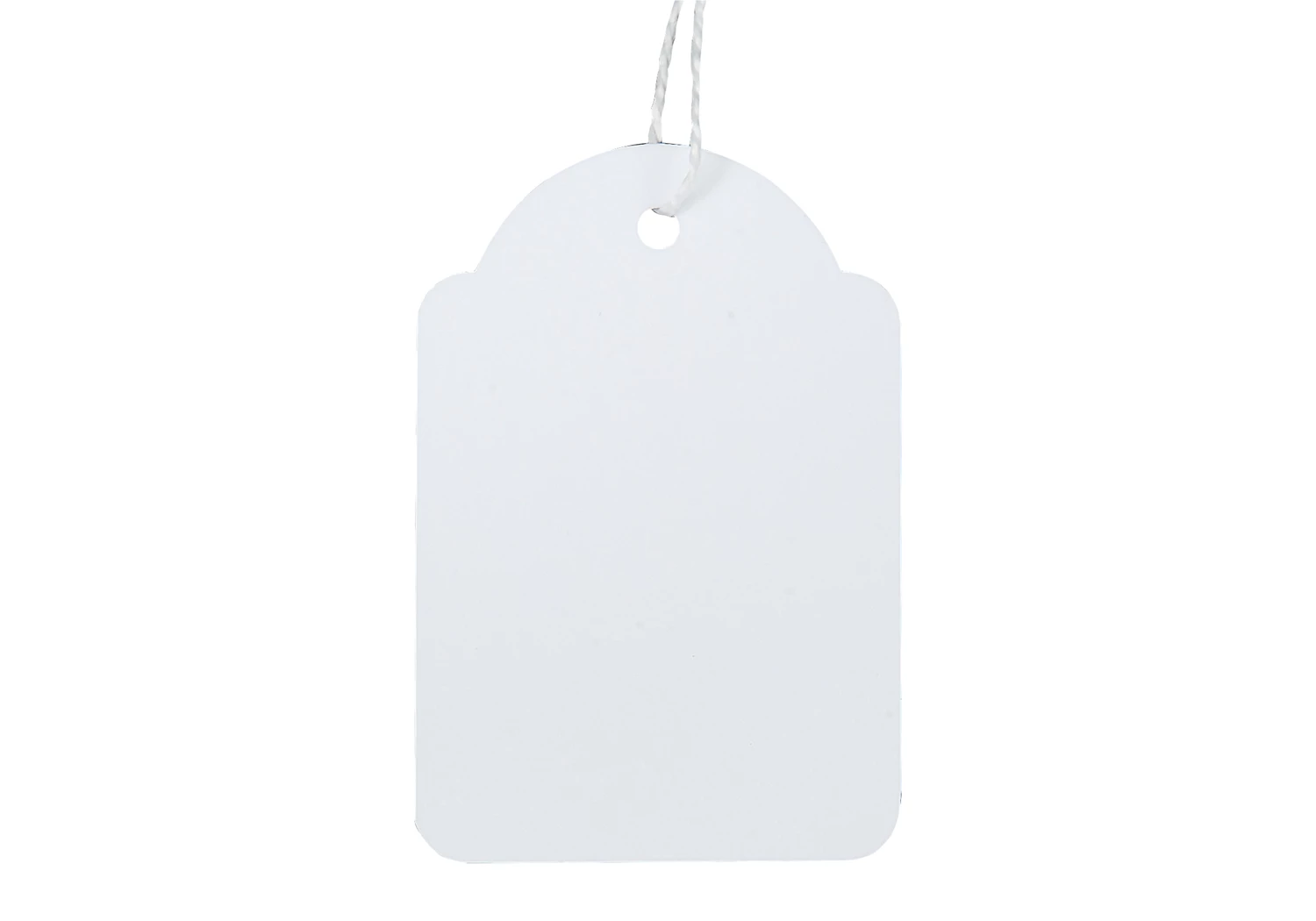Etikett med snöre 36x53mm 500st
