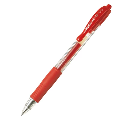 Penna Gel Pilot G2 0,5 röd