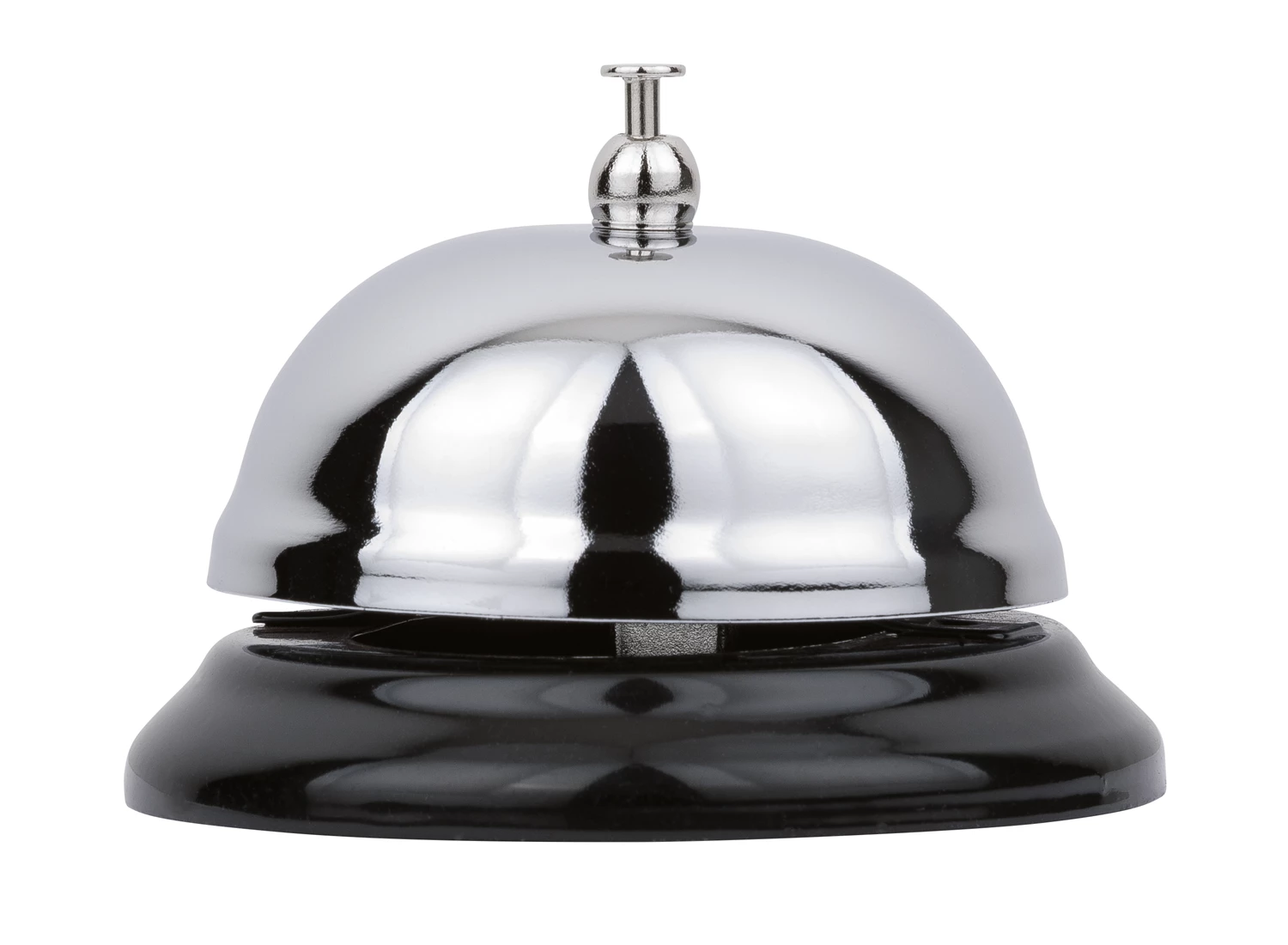 Receptionsklocka Silver/Svart