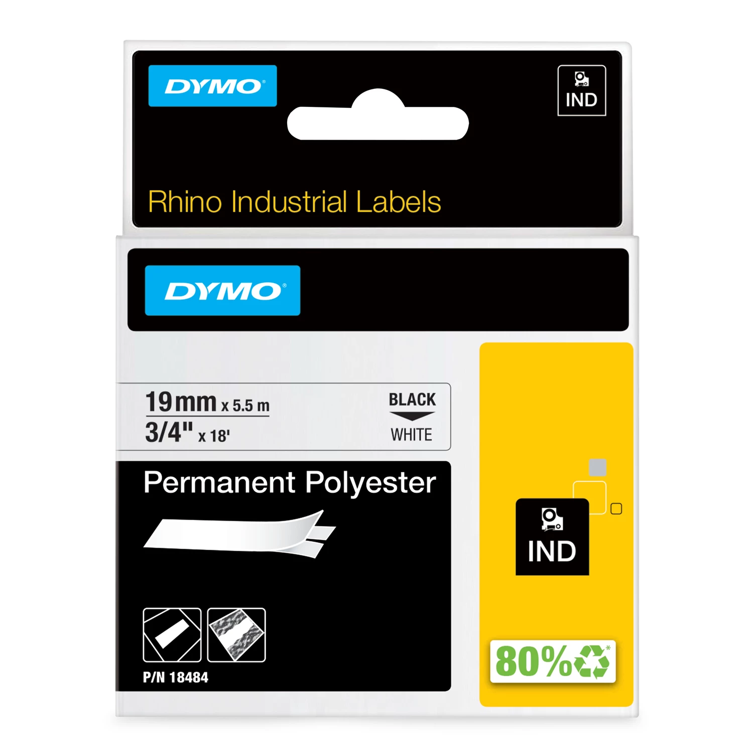 Märktejp Rhino Polyester 19 mm