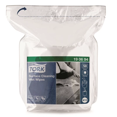 Våtduk för ytrengöring Tork 232st/fp -refill