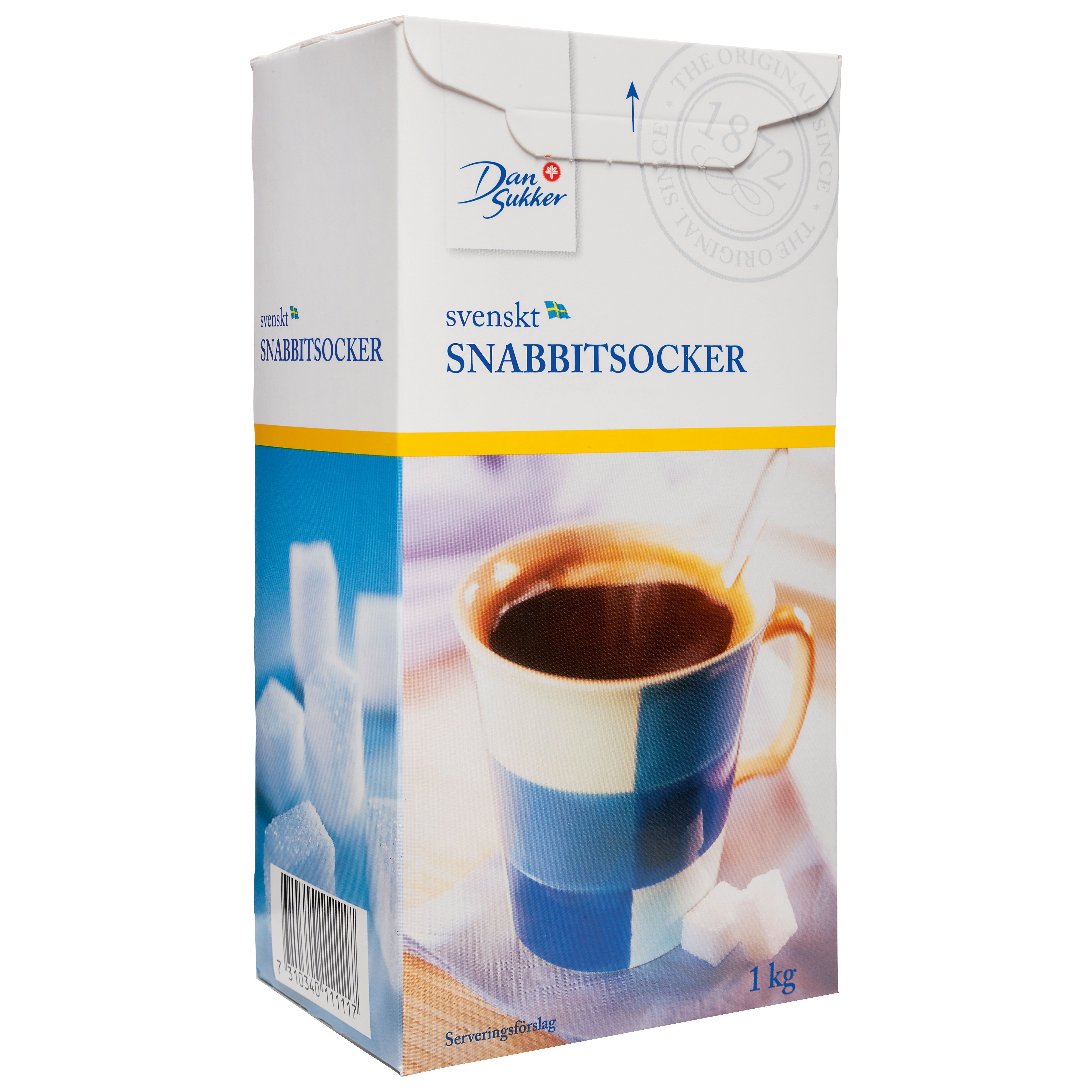 Bitsocker Snabblösande Dan Sukker 1 kg/fp