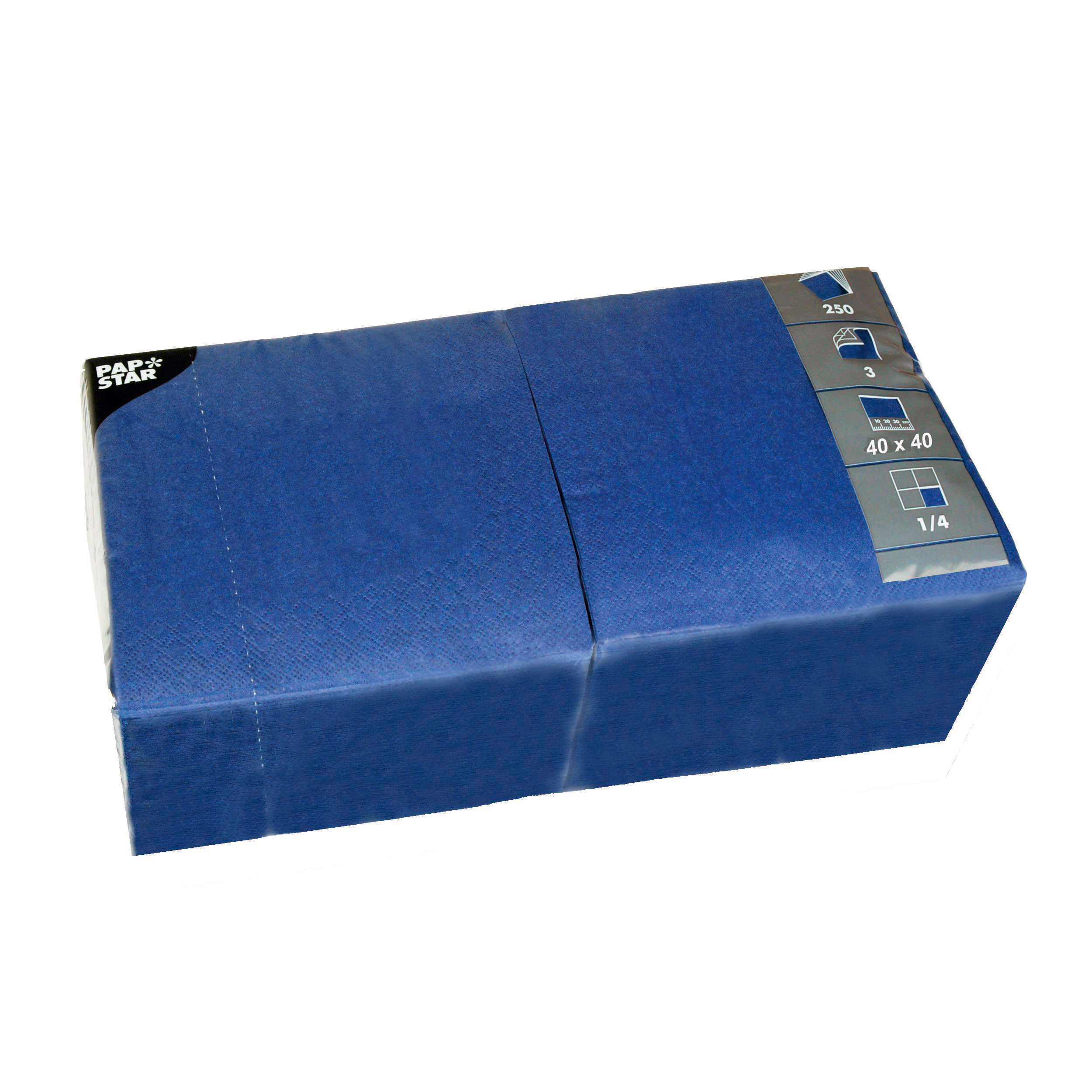 Servett 3-lags 40x40 cm Mörkblå 250/fp