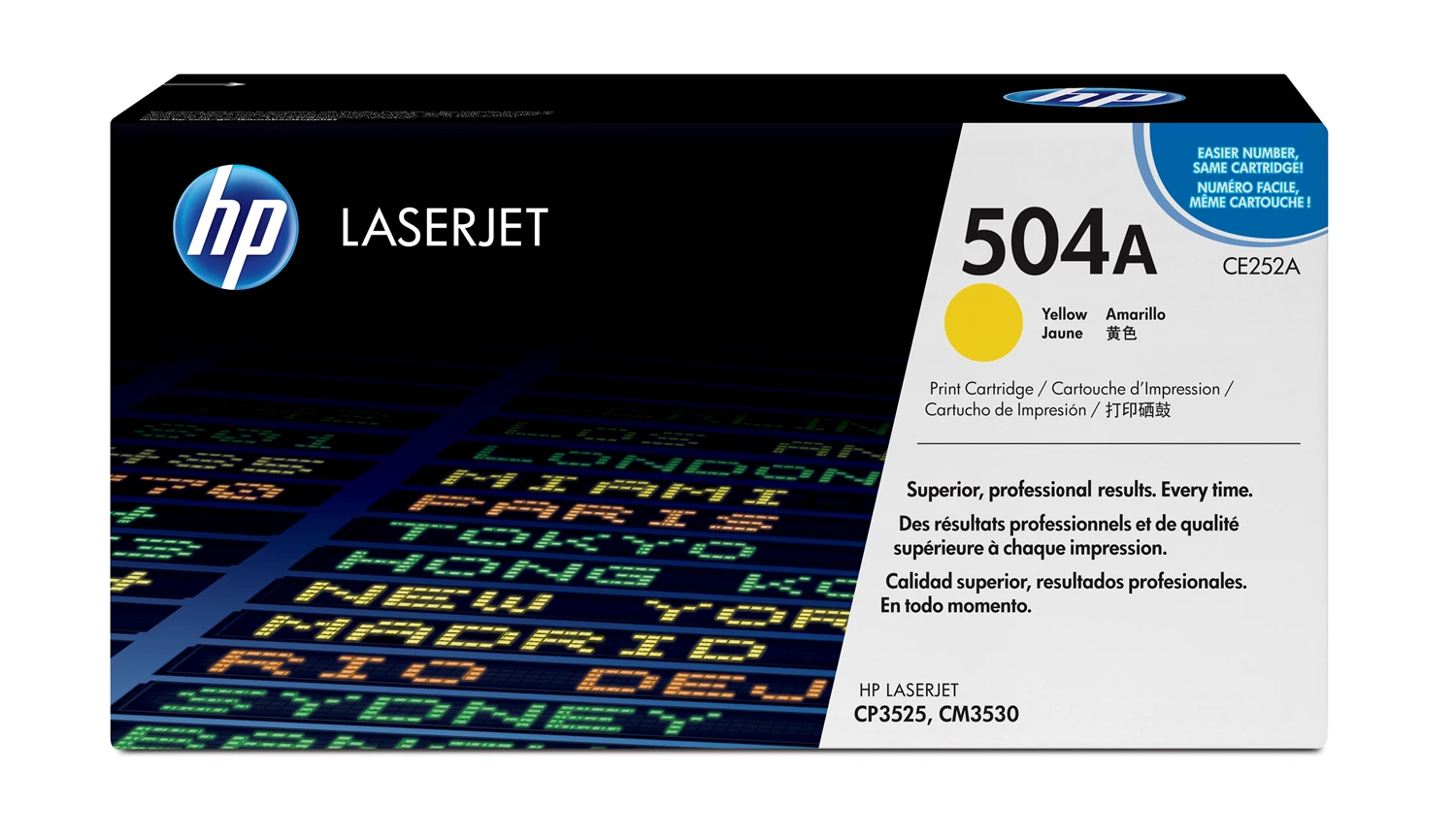 HP Color LaserJet CE252A yellow toner
