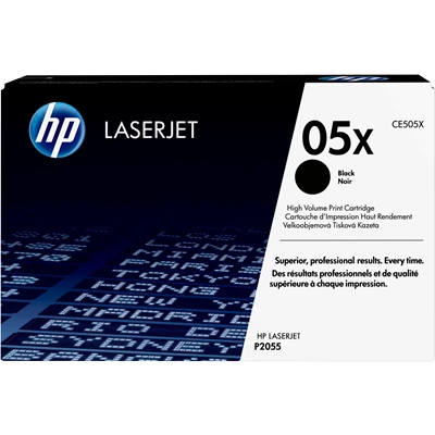 HP LaserJet 05X black toner, high capacity
