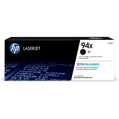 Lasert. HP 94X svart