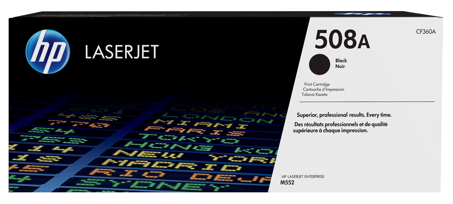 HP Color LaserJet 508A black toner