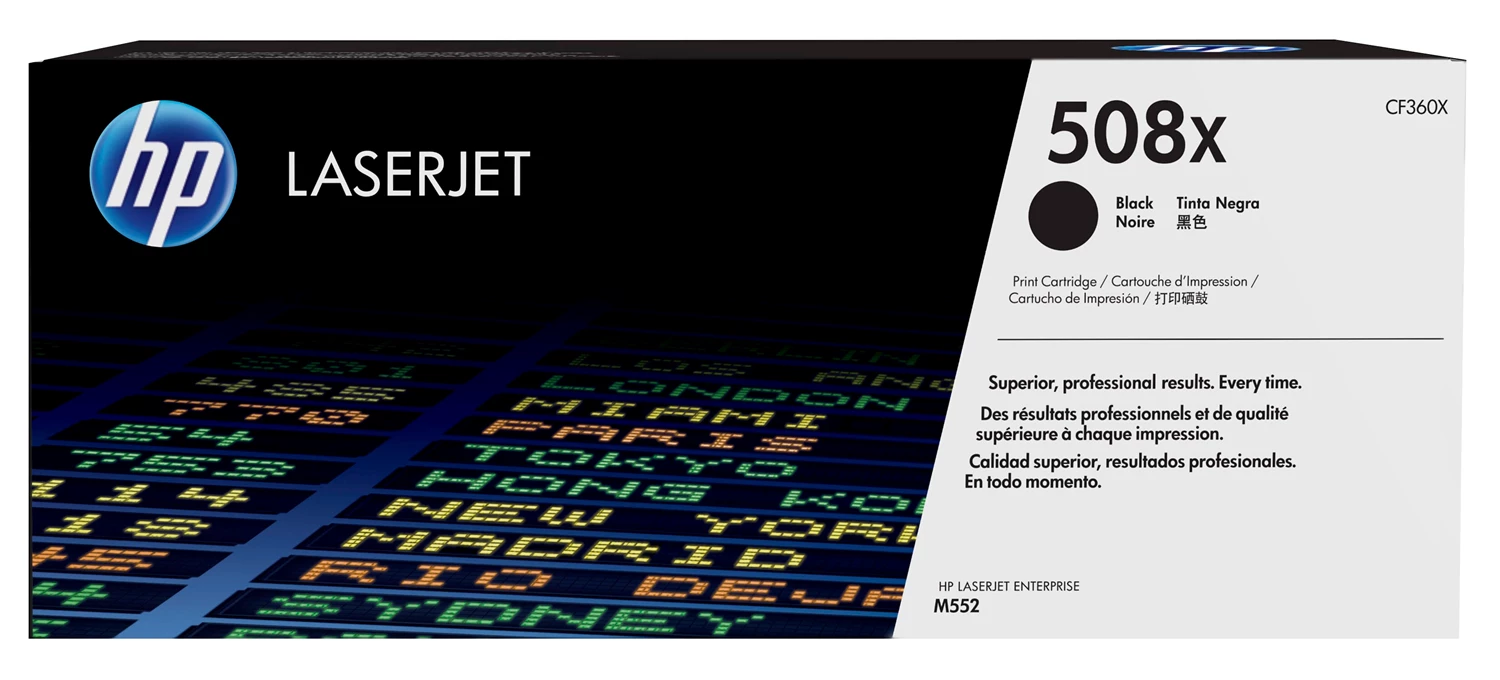 HP Color LaserJet 508X black toner