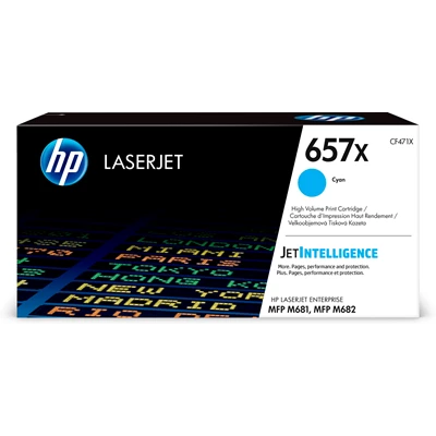HP Color Laserjet 657X cyan toner